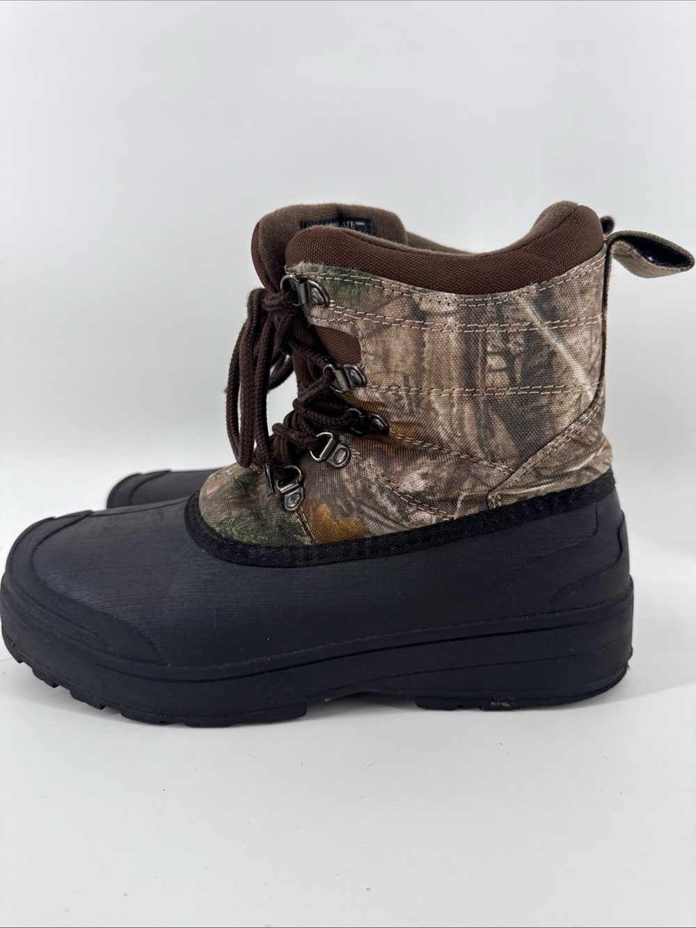 Ozark Trail Men Camo 3M Thinsulate Insulated Waterproof Winter Snow Pac Boots 7